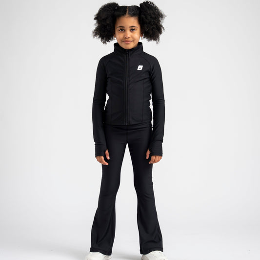 Black Aspire Flare Leggings