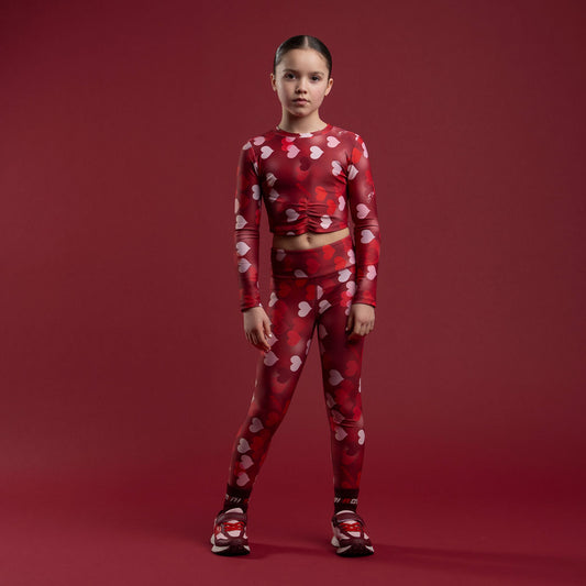 Burgundy Sprint Leggings