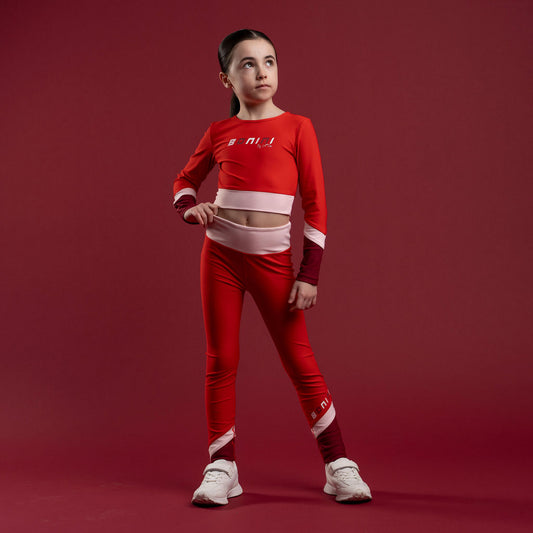 Red Sprint Leggings