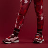 Burgundy Twirl Socks