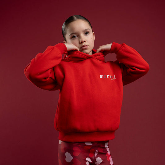Red Sparkle Hoodie
