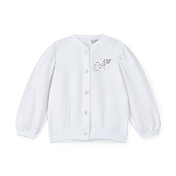 White Carrie Cardigan