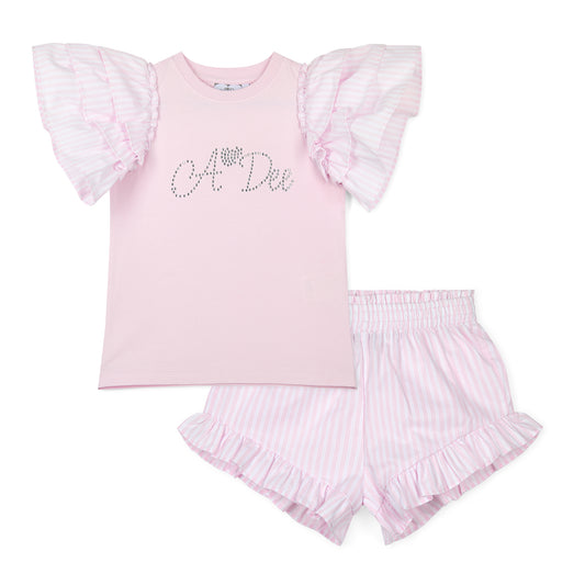 Pink Coco Shorts Set