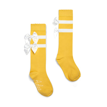 Yellow Dawn Knee High Socks