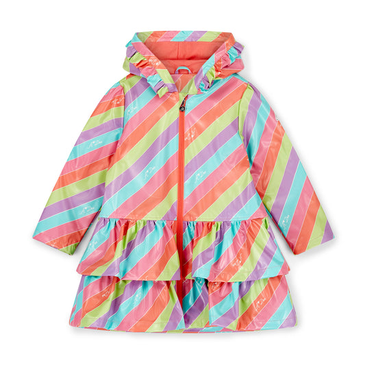 Coral Daphne Raincoat