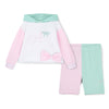 White Reese Cycling Short Set