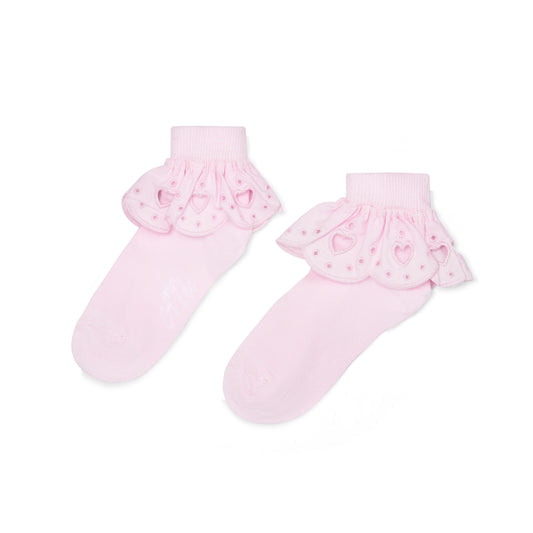 Pink Rosalie Ankle Socks