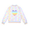 White Sassy Bomber