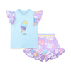 Blue Sia Short Set