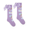 Lilac Sandra Knee High Socks