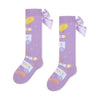 Lilac Sandra Knee High Socks