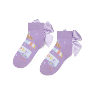 Lilac Sade Ankle Socks