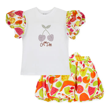 White Tia Skirt Set