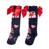 Navy Ramona Knee High Socks