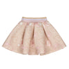 White & Beige Star Skirt Set