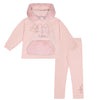 Pink Sophia Hooded Sweat Set