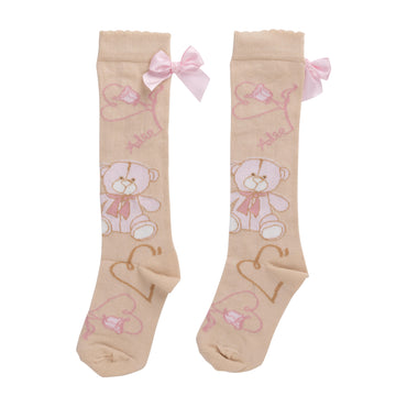 Beige Sloane Knee High Sock