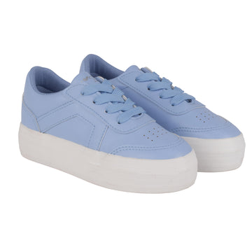 Blue Patty Platform Trainers