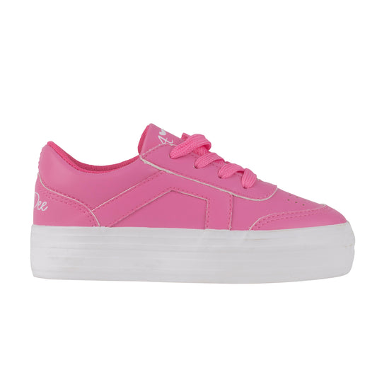 Pink Patty Platform Trainers