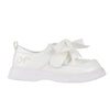 White Mary Bow Shoes