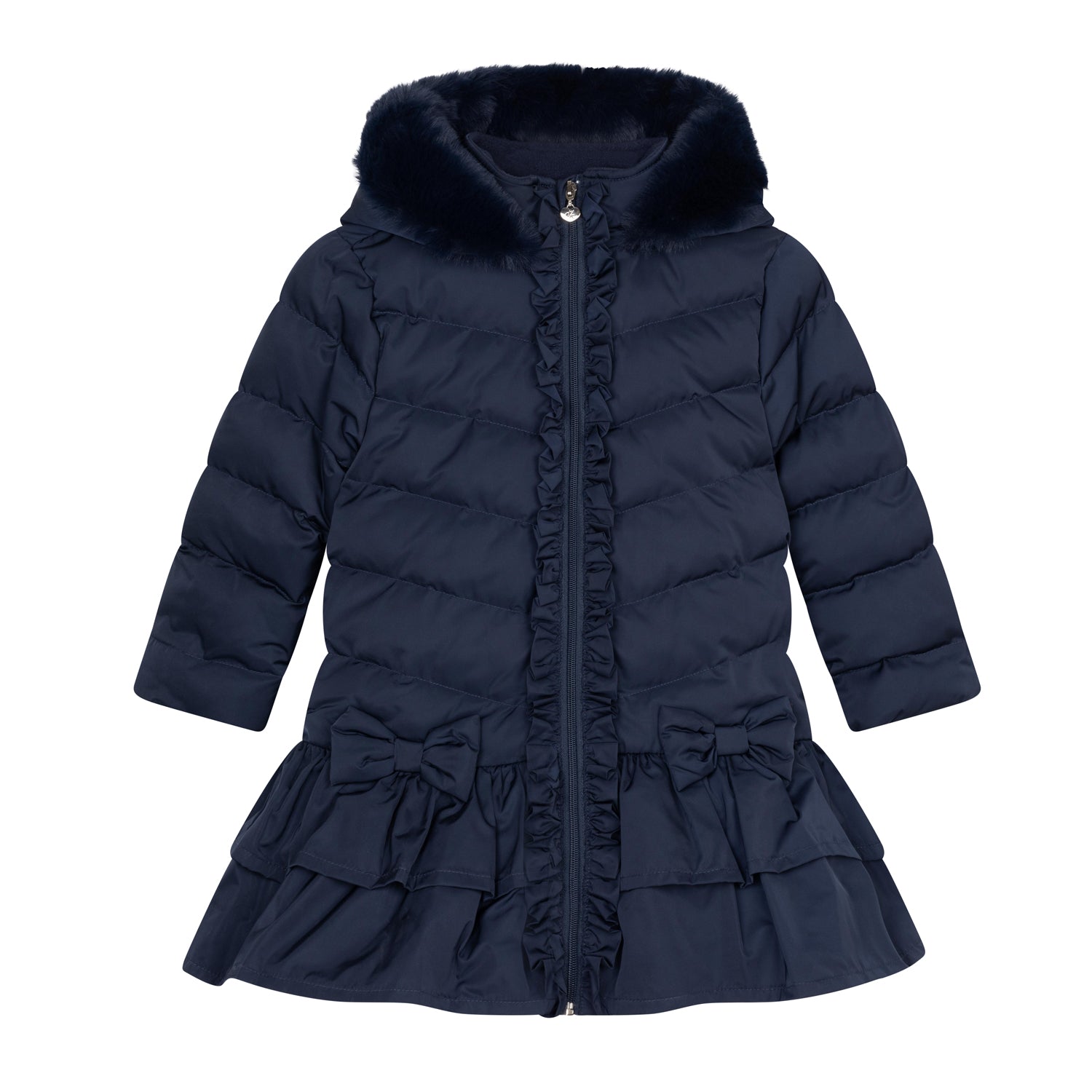 ennoy NYLON PADDED JACKET DRESS BLUE ennoy NYLON PADDED JACKET