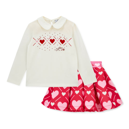 White Lyla Skirt Set