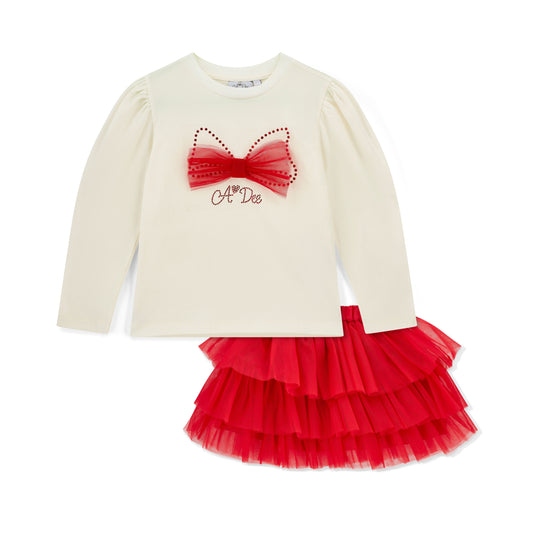 Red Layla Skirt Set
