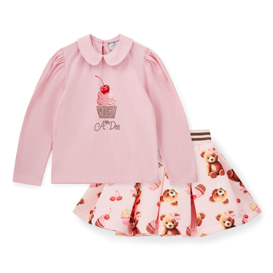 Pink Mabel Skirt Set