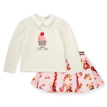 White Mabel Skirt Set