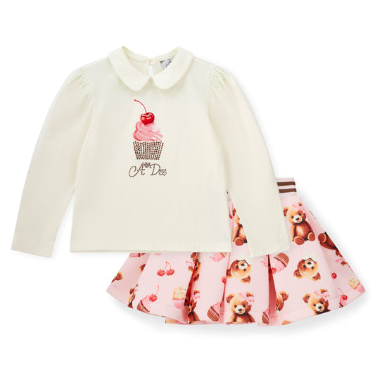 White Mabel Skirt Set