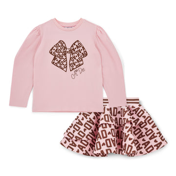 Pink Milan Skirt Set