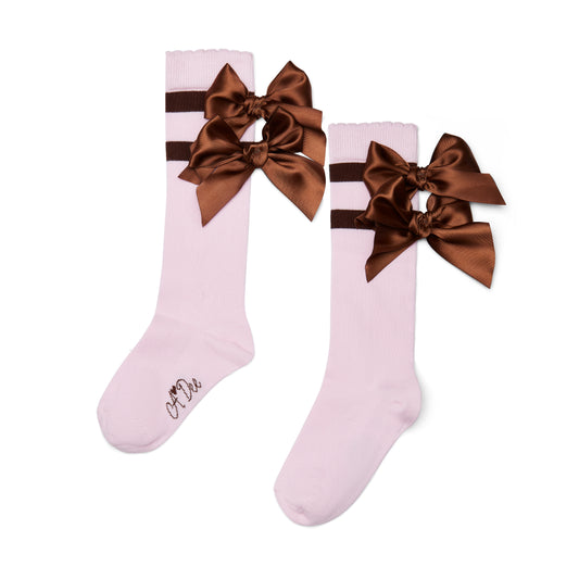 Pink Maeve Knee High Socks