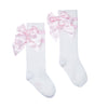 White Maeve Knee High Socks
