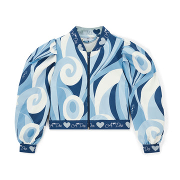 Blue Lizzy Bomber Jacket