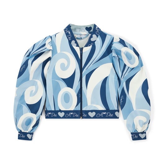 Blue Lizzy Bomber Jacket