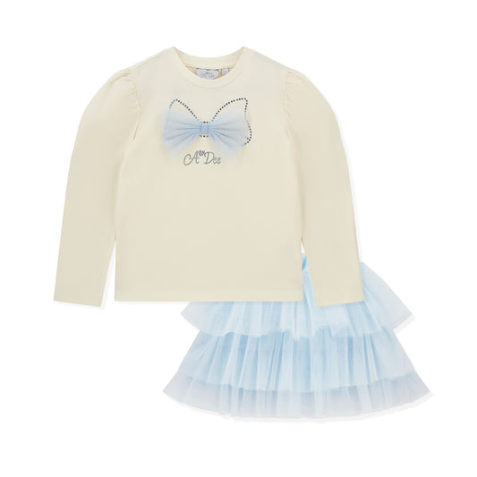 White Naya Skirt Set