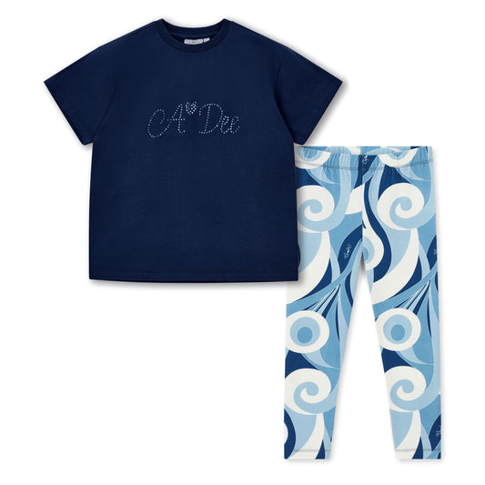 Blue Mimi Legging Set