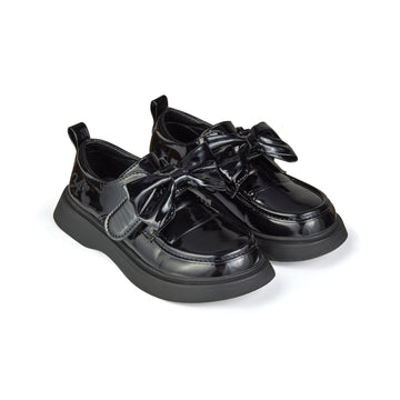 Black Mary Bow Shoes