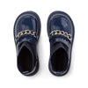 Navy Mary-Chain Boots