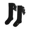 Black Poppy Knee High Socks