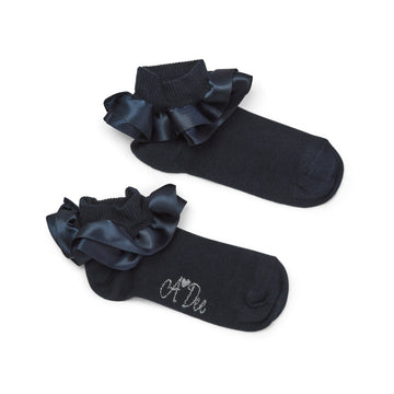Navy Pixie Ankle Socks
