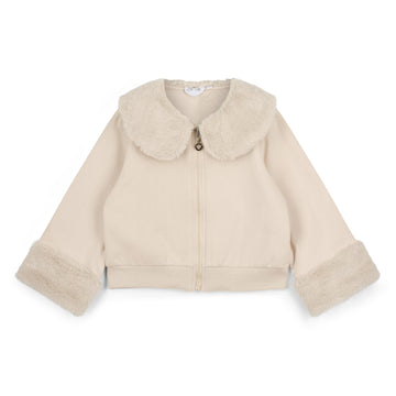 Beige Audrey Bomber