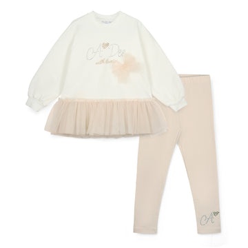 White Bonnie Legging Set