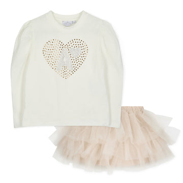 White Blair Skirt Set