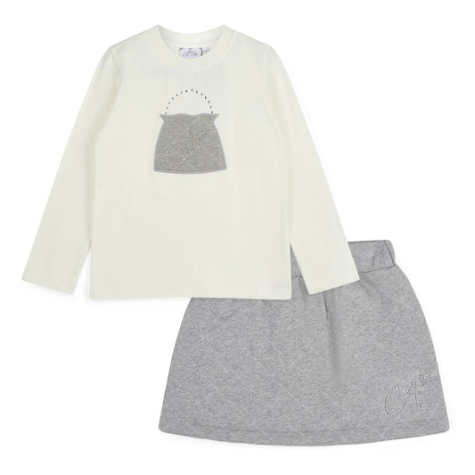 White Bex Skirt Set