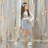 Grey Brianna Bow