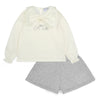 White Barbs Short Set