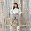 White Barbs Short Set
