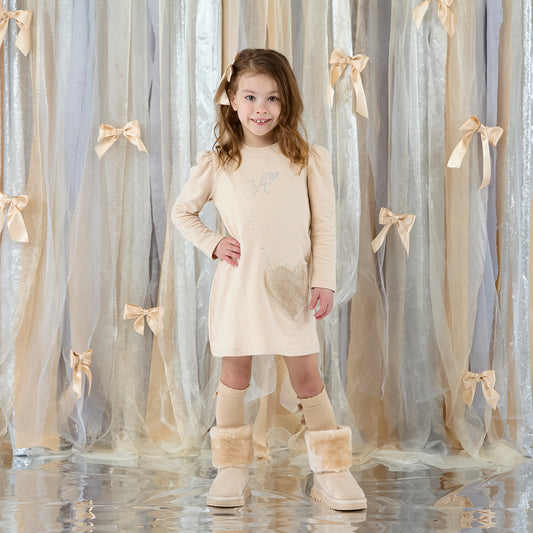 Beige Alyssa Dress
