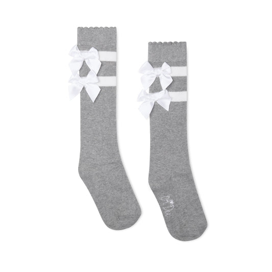 Grey Astrid Knee High Socks